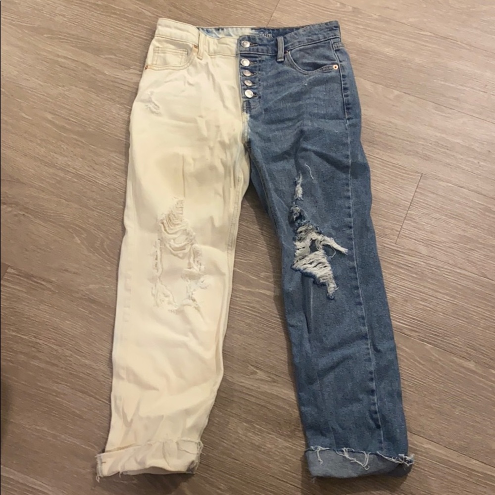 Bleach Dyed Jeans